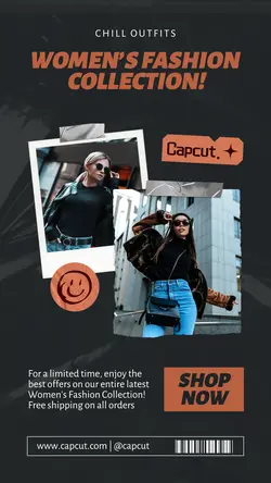 Fashion Woman Product Display Instagram Story