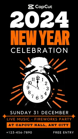 New Year Celebration Instagram Story