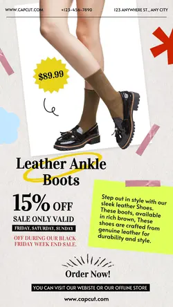 Black Friday Weekend Sale Tiktok Post
