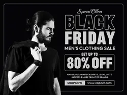Black Friday Men's Clothing Sale