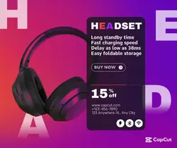  Electronic products headset discount  trendy cool_01