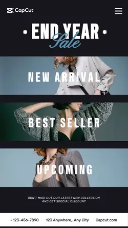 End Year Fashion Sale Instagram Story