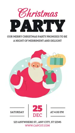 Christmas Party Instagram Story