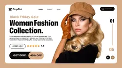 Woman Fashion Collection Black Friday Sale Website