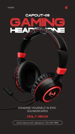 Electronic Gaming Headphone Promotion