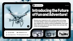 Electronics Drone Product Display Twitter Post