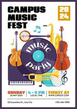 Non-marketing campus event music festival