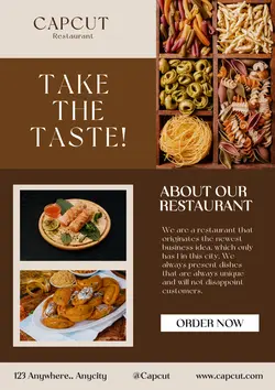 Food & Restaurant Promotion Poster