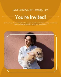 Pet industry Invitation