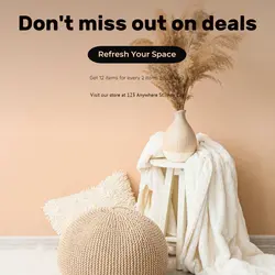 Home decor Sales Promotion