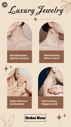 Luxury Jewelry Display TikTok Post