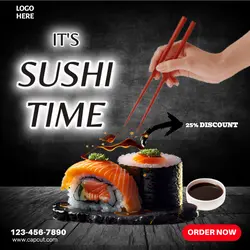 Food - Sushi - Instagram ad