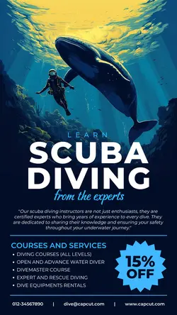 Other Scuba Diving Class Services Instagram Story