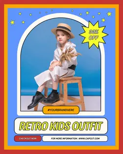 Fashion Brand Kids Outfit Instagram Post
