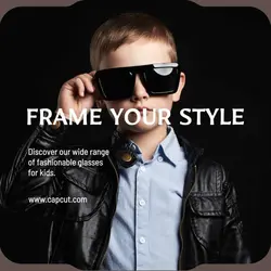 Fashion Kids Glasses Display Instagram Post