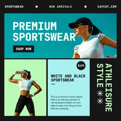 Fashion Sportswear Product Display Instagram Post