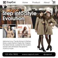 4 Multi-Product Image Women's Clothes Display