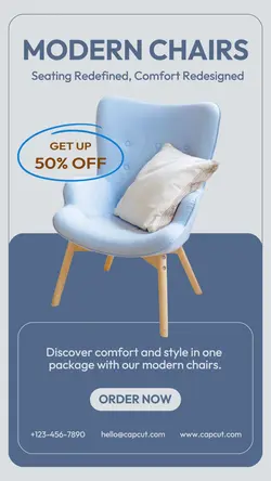 Furniture Modern Chairs Instagram Story