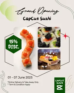 Food Sushi Promotion Instagram Potrait