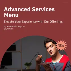 Services Menu