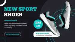 Black Modern Sport Shoes Youtube Thumbnail
