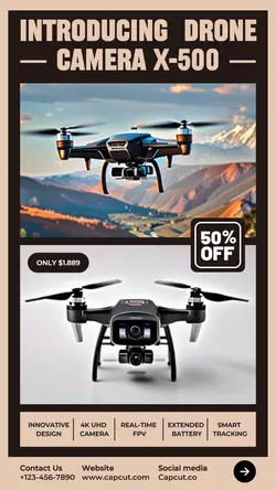 Electronics Drone Promotion Instagram Story