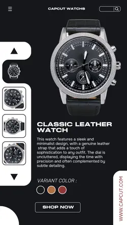 Electronics WATCHES UI DESIGN BLACK