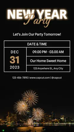 Other Industries New Years Party Instagram Story
