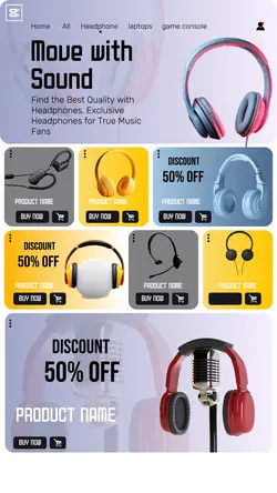 Headphone Super Sale Product Promotions Instagram Story