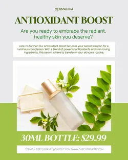 Personal Care Promotion Serum Green Instagram Post