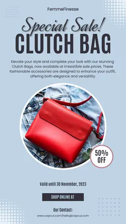 Fashion Women Bag Sale Instagram Story