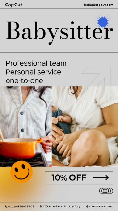 Maternal and infant care Babysitter business
