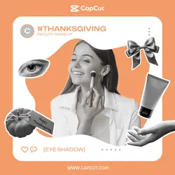 Thanksgiving day Product display Beauty Minimalist