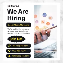 Business Hiring Social Media Instagram Post