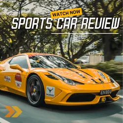 Sports Car Review Youtube Thumbnail