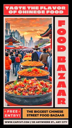 Street Food Bazaar Instagram Story