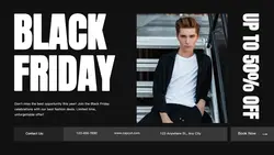 Black Friday Fashion Promo Twitter Post