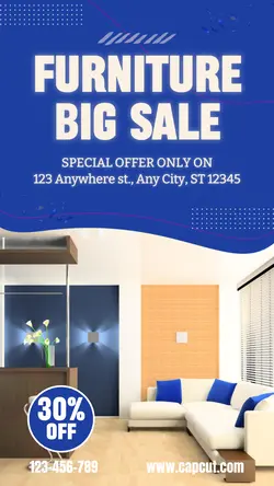 Furniture Big Sale Instagram Story