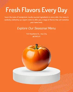 Foods & Beverage Menu