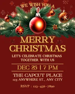 Christmas Celebration Invitation Instagram Post