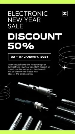 Electronic Cutting Edge Sale Instagram Story