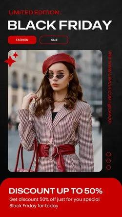Black Friday Special Discount Modern Tiktok Post