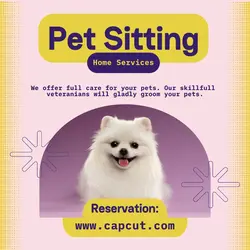 Pet Sitting Instagram Post