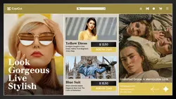 Fashion Yellow Product Display Youtube Intro