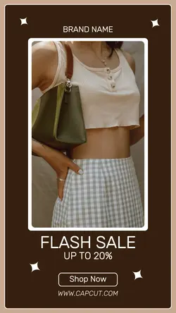 Fashion Industry Promotion Flash Sale Instagram Post