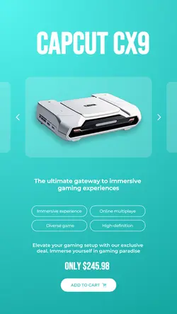 Electronic Gaming Console Promotion 