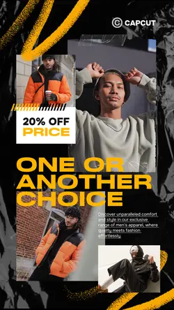 4 Multi-product Image + Men's Clothes Street Urban