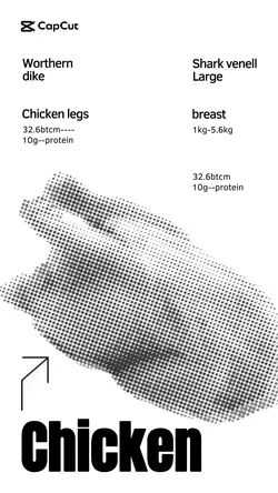 Food Grilled-chicken Product-display Minimalist