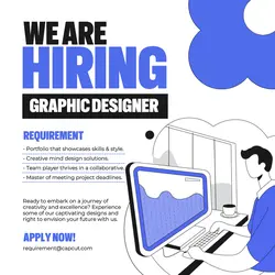 Hiring for Graphic Designer Promotion Instagram Post