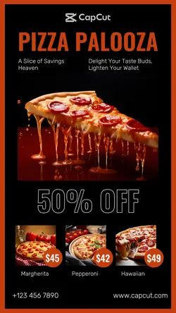Food Pizza Promotion TikTok Post